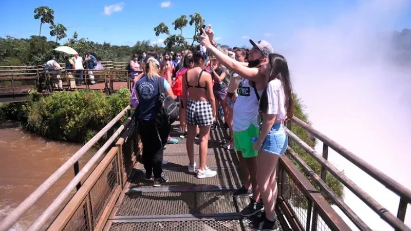 Las Cataratas del Iguazú, siempre entre los destinos más visitados.
