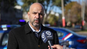 El ministro de Seguridad Claudio Brilloni.