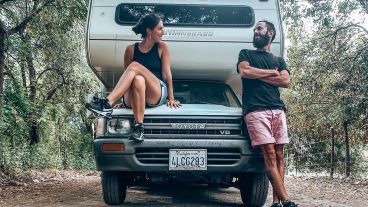 Ignacio Granados y Julia Broda, él de Rosario y ella de Rafaela, comenzaron a viajar en 2016.