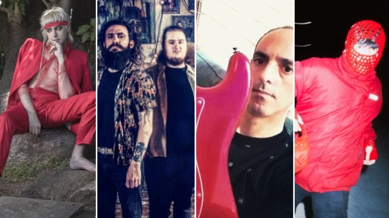 Benito Cerati, Los Barderos, Andrés Mantello y Gladyson Panther.