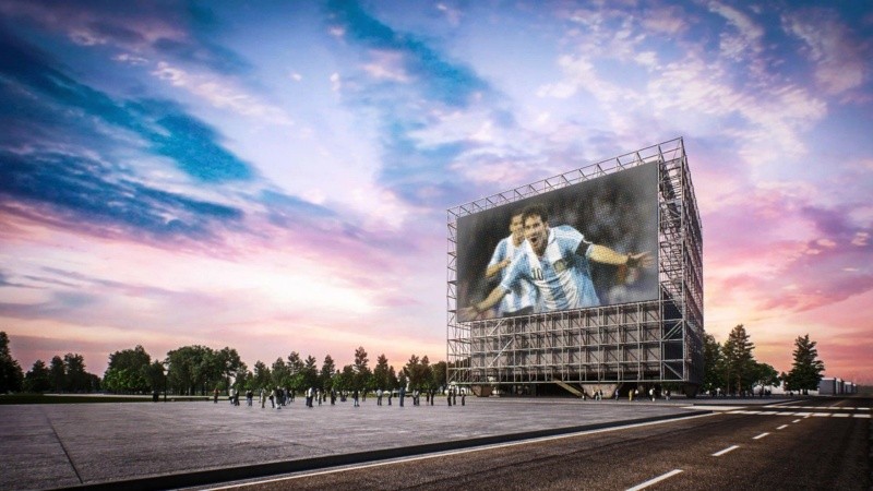 La pantalla, estrenada en 2018, solo se usó ocho veces. Hace tres años que no se prende porque se encuentra 