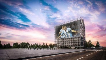 La pantalla, estrenada en 2018, solo se usó ocho veces. Hace tres años que no se prende porque se encuentra "en reparación".