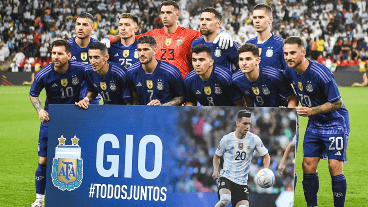 El equipo se acordó de Gio Lo Celso, ausente de Qatar 2022 por lesión.