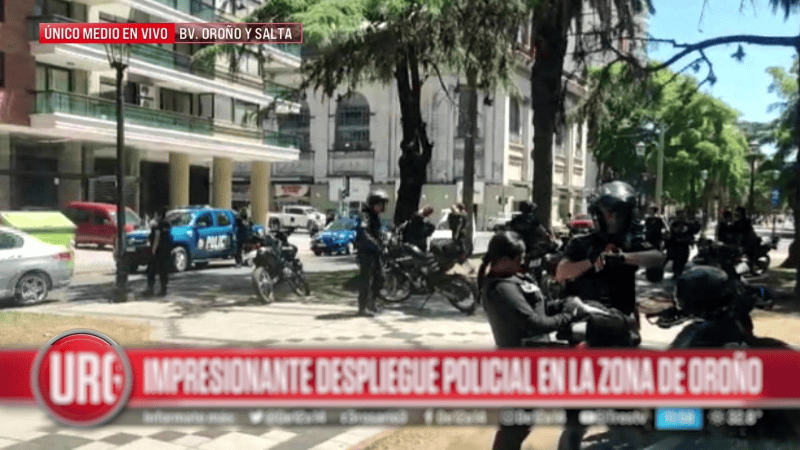 Los delincuentes fueron detenidos en pleno centro de la ciudad.