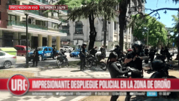 Los delincuentes fueron detenidos en pleno centro de la ciudad.