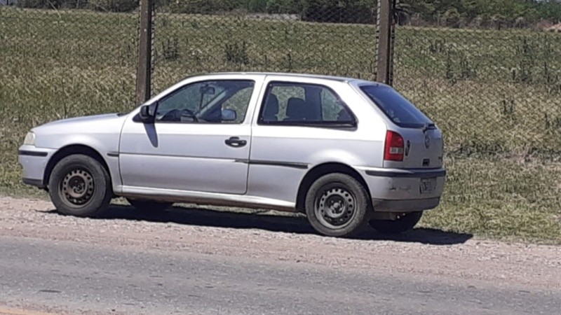 El auto modelo 2000 y siempre del mismo propietario quedó secuestrado en la ruta.