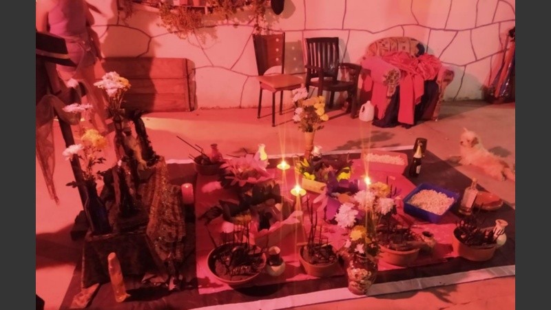 Postal de la celebración umbanda frustrada en zona noroeste.