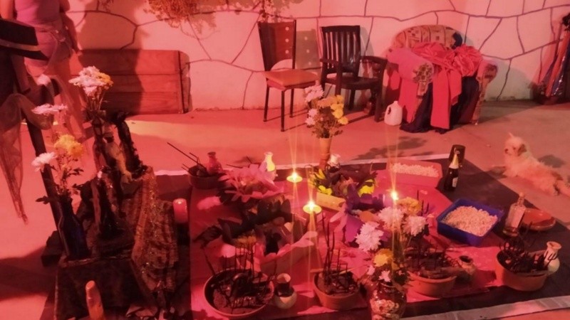 Postal de la celebración umbanda frustrada en zona noroeste.