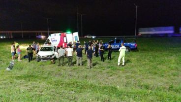 Personal policial trabajó en el lugar.