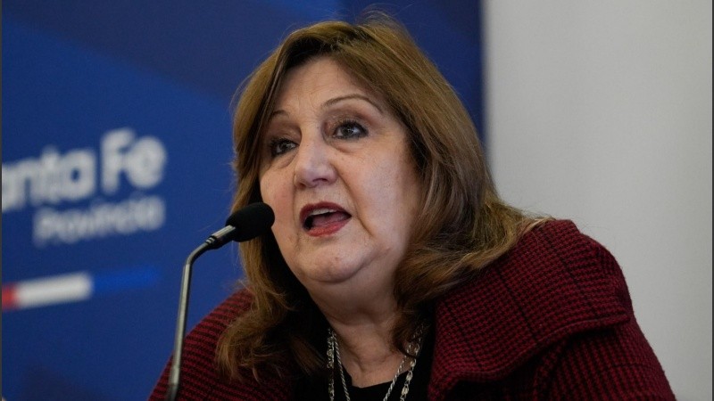 La ministra de Educación de Santa Fe, Adriana Cantero.