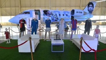 El museo itinerante con camisetas originales de Maradona ya está en Qatar.