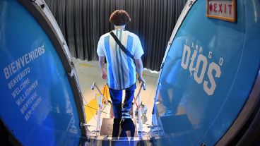 El museo itinerante con camisetas originales de Maradona ya está en Qatar.