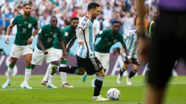 El momento de la definición de Messi.