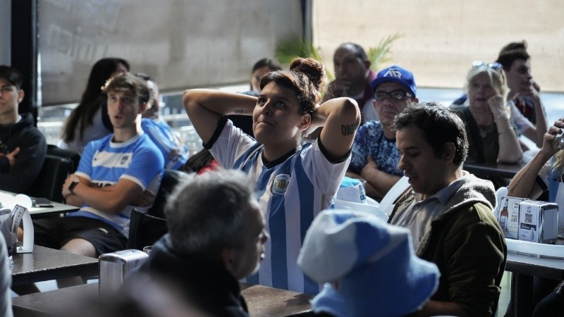 Las imágenes de la reacción de los hinchas en Rosario.