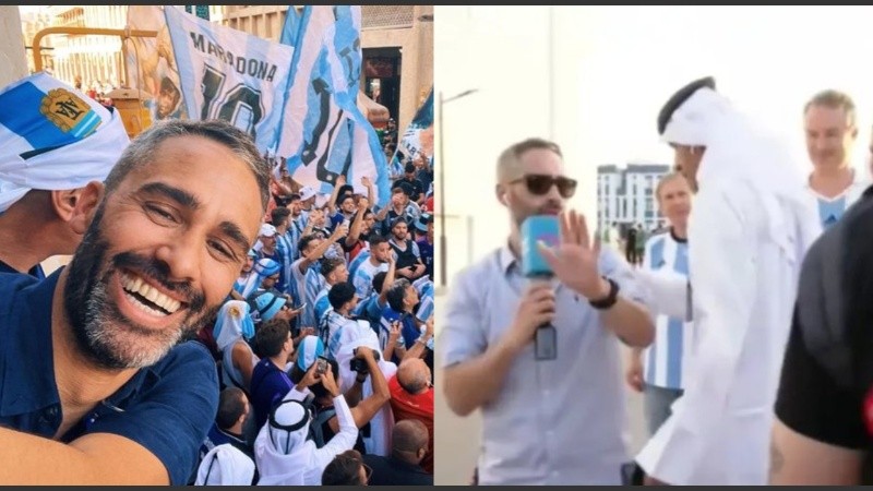 El conductor estaba mostrando el Barwa Village, una de las zonas más económicas para poder instalarse a disfrutar del Mundial.