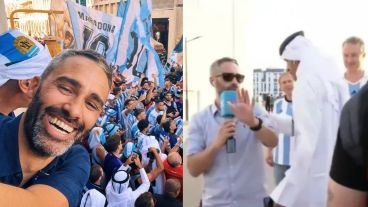 El conductor estaba mostrando el Barwa Village, una de las zonas más económicas para poder instalarse a disfrutar del Mundial.