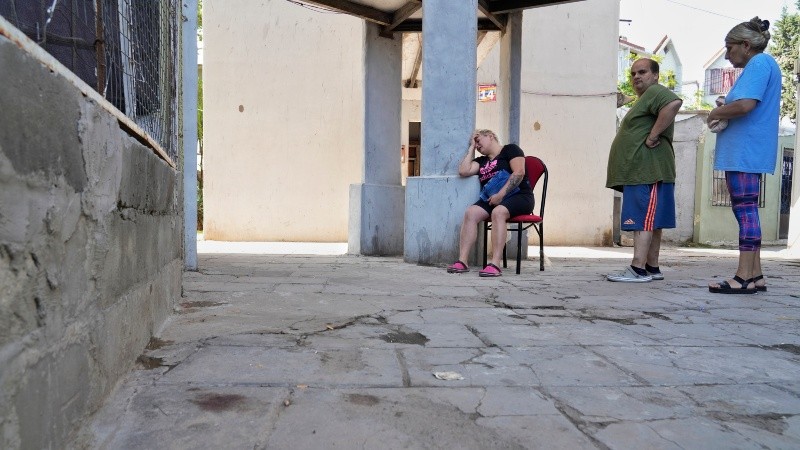 Los adolescentes fueron asesinados junto a la escalera 14.