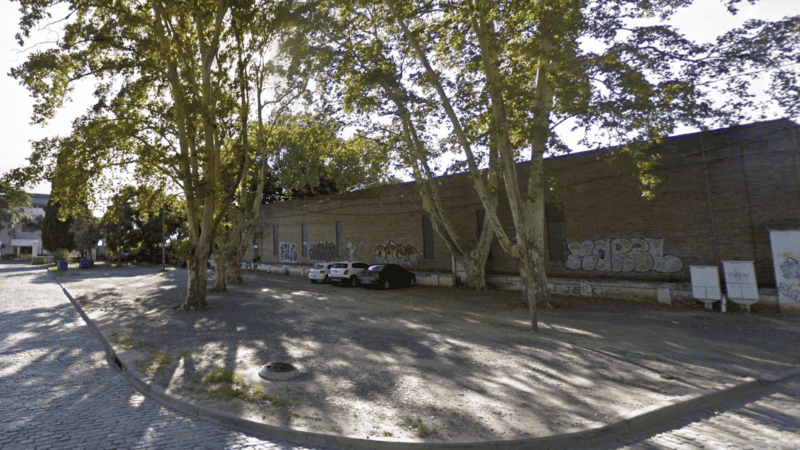 La zona en la que dejaron el auto.