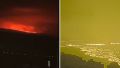 Videos: el volcán activo más grande del mundo entró en erupción tras 40 años "dormido"