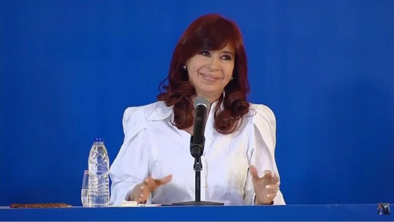 Cristina Fernández de Kirchner acto de la UOM en Pilar. 