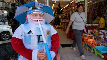 Motivos navideños en un Mundial atípico en esta época del año.