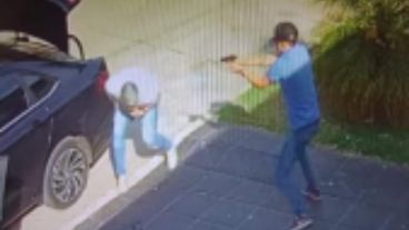 El momento del crimen perpetrado el 18 de noviembre en Colón.