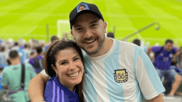 Cecilia Insinga y Diego Brancatelli en Qatar,