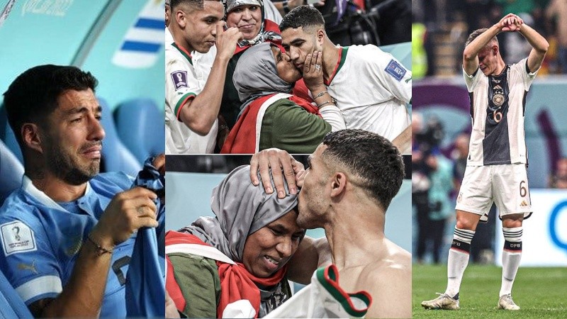 Alemania y Uruguay lamentan la eliminación, mientras Marruecos sorprende al mundo.
