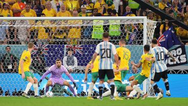 Messi marcó su tercer gol en Qatar 2022.