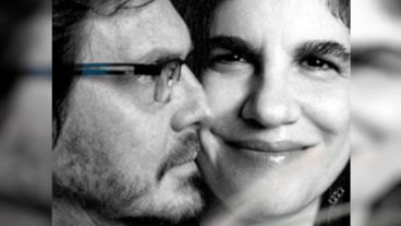 El historiador Felipe Pigna y la periodista Luciana Peker.