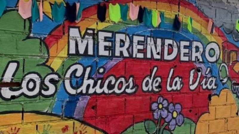 Al merendero asisten 110 chicos. 