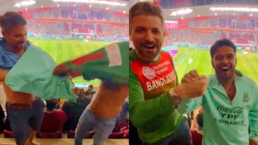 "Todos los argentinos ahora saben lo locos que están los bangladeshíes por Messi y su selección argentina.", publicó el Youtuber de Bangladesh.