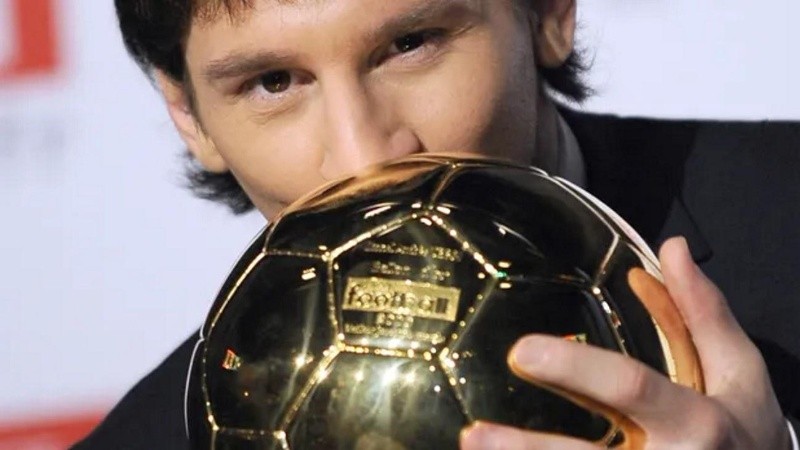 Messi y su triunfo del Balón de Oro 2009.