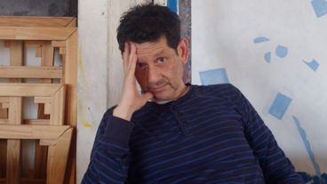 El artista plástico Fabián Burgos.