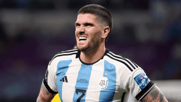 El mediocampista del seleccionado argentino no entrenó este miércoles a la par del grupo.