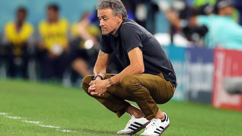 El ahora ex DT de España, Luis Enrique.