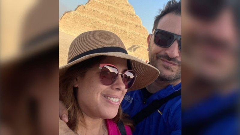 Diego Brancatelli y Cecilia Insinga.