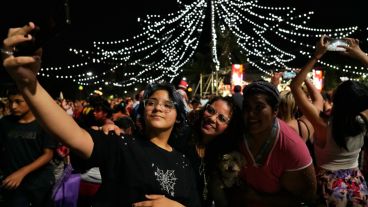 Fotos y más fotos como recuerdo del arbolito.