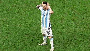 Messi festejó haciendo "Topo Gigio".
