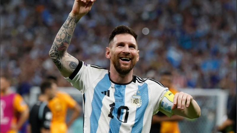 Messi asistió a Molina en el primer gol y convirtió el segundo de Argentina, de penal. Además, convirtió su remate en la definición desde los doce pasos.