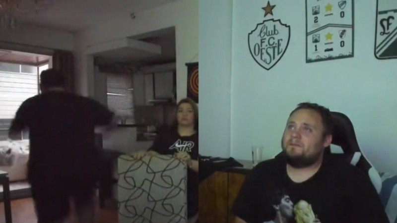 El video se viralizó en redes sociales.