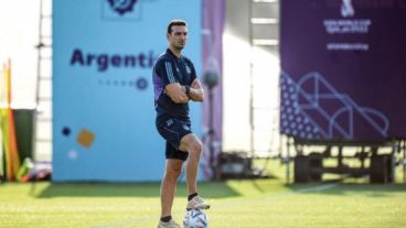 El DT argentino Lionel Scaloni.