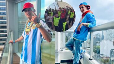 L-Gante y Callejero Fino participaron del festival uruguayo la China el último fin de semana.