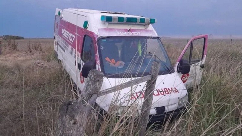 Así quedó el vehículo siniestrado