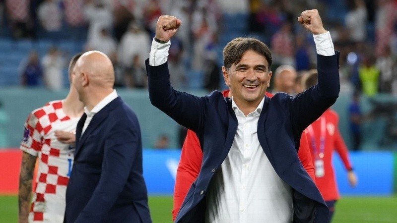Zlatko Dalic, el entrenador de la selección de Croacia.
