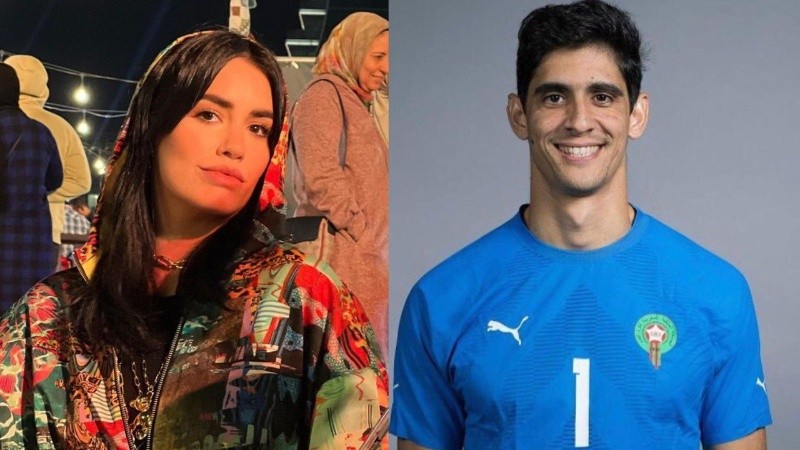 El follow mutuo entre Lali y el arquero marroquí no pasó desapercibido en las redes.