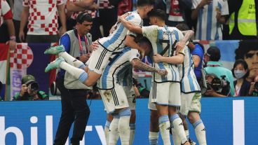 Argentina volverá a jugar una final de Copa del Mundo luego de ocho año y medio, tras la derrota con Alemania en Brasil 2014.