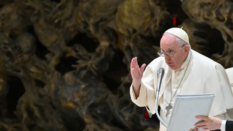 Francisco habló al final de la audiencia general en el aula Pablo VI del Vaticano.