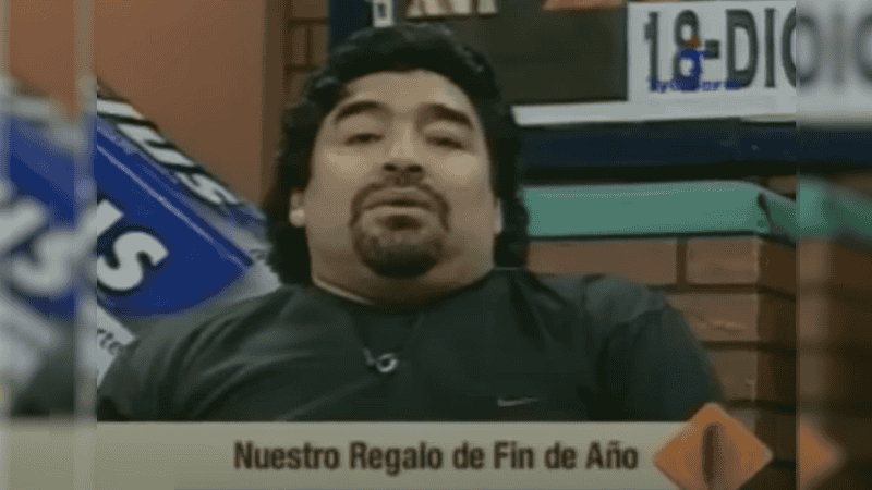 Diego Maradona en 2004 participó de una entrevista en TV y dio algunas 