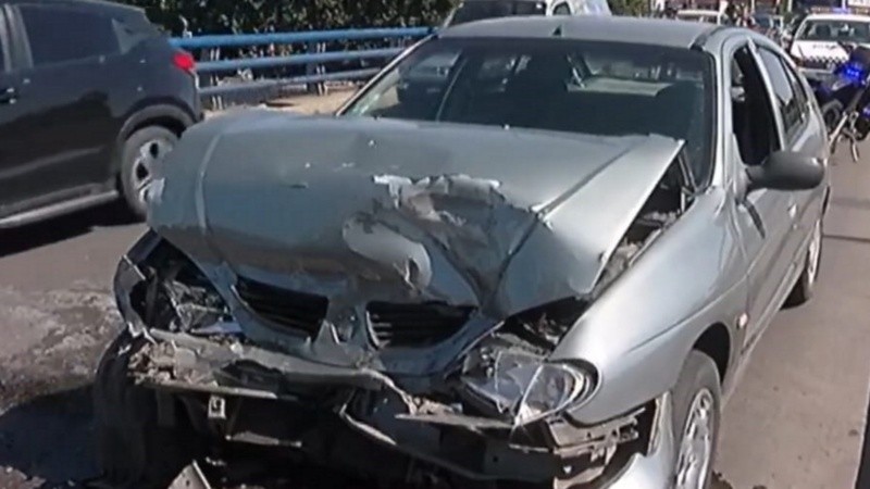 Cinco autos quedaron involucrados en el siniestro vial.